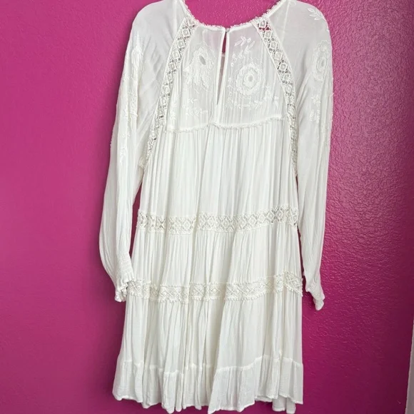 Free People White Mini Dress - Picture 4 of 11